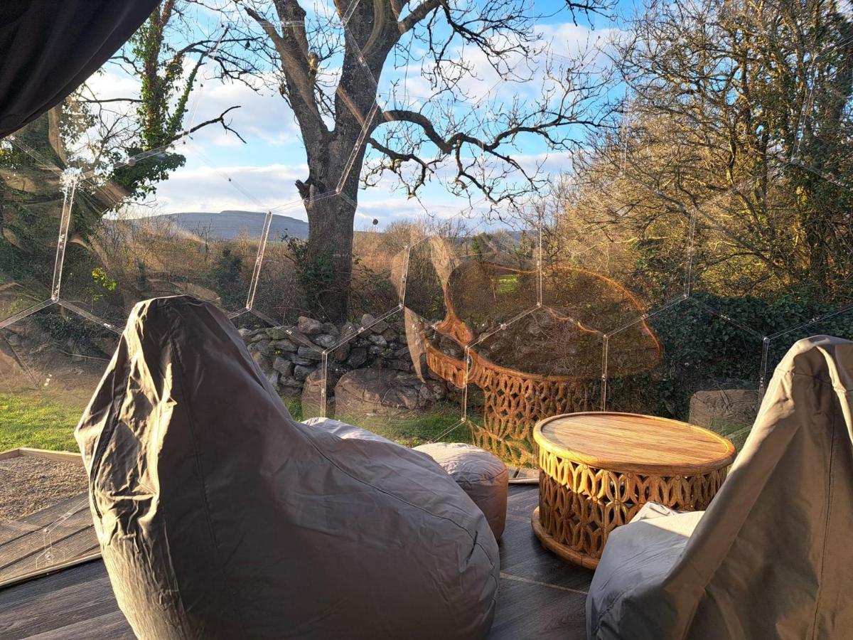 Luxury Glamping Dome With Views Of The Burren Boston Exterior foto