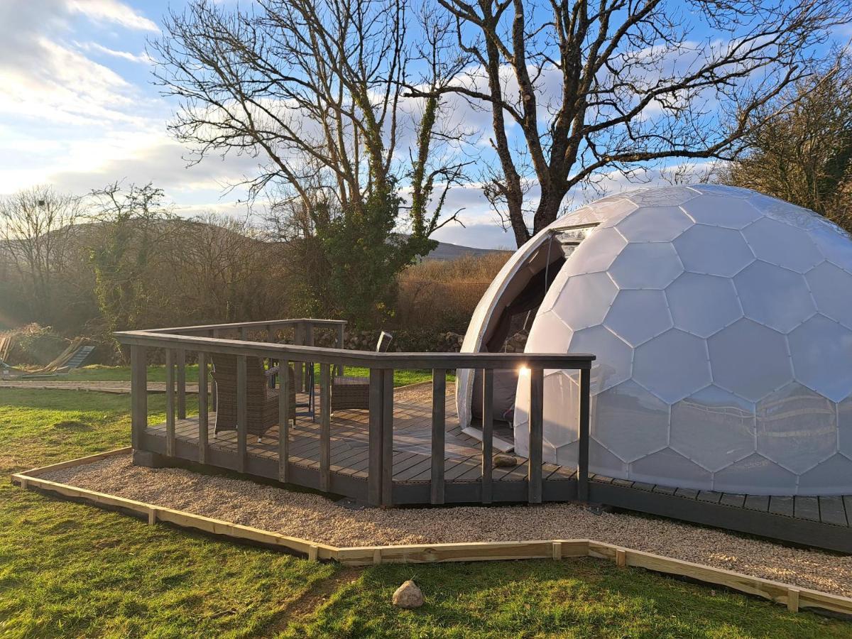 Luxury Glamping Dome With Views Of The Burren Boston Exterior foto